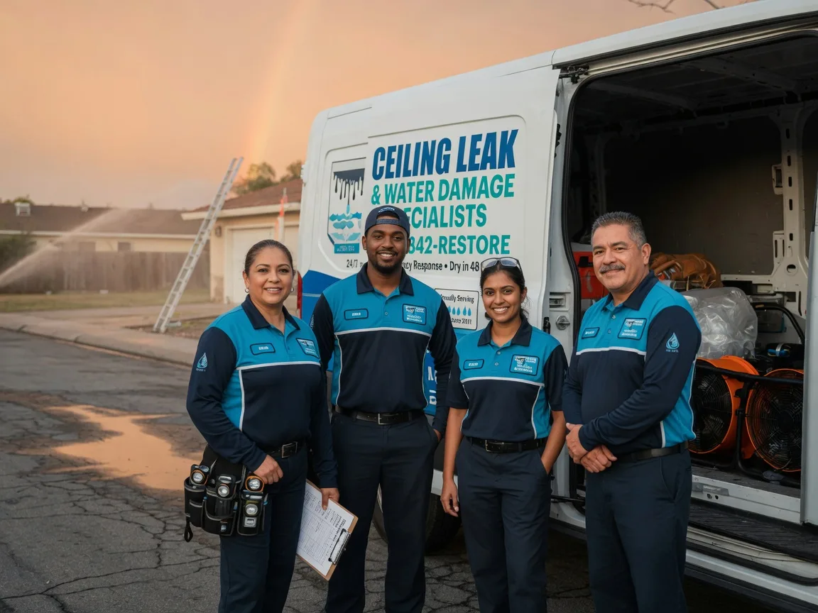 Ceiling Leak Cleanup company in Minden, TX