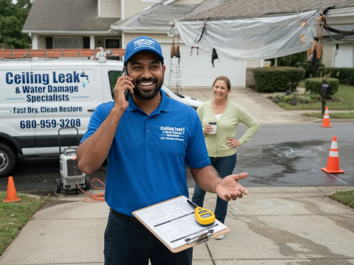 Ceiling Leak Cleanup Minden, TX FAQs